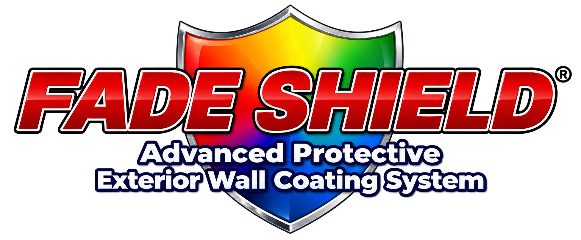 Official Fade Shield® logo — Advanced Protective Exterior Wall Coating System